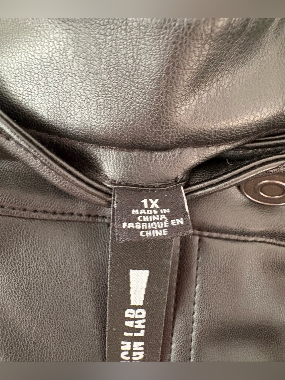 DesignLab Pleather Pants - Picture 3 of 5